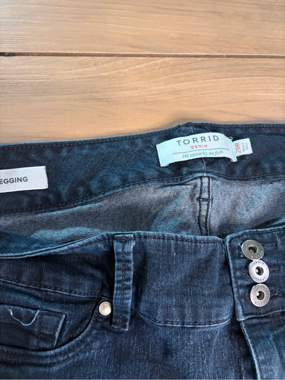 Torrid Jeggings Women's Dark Blue - Picture 3 of 4